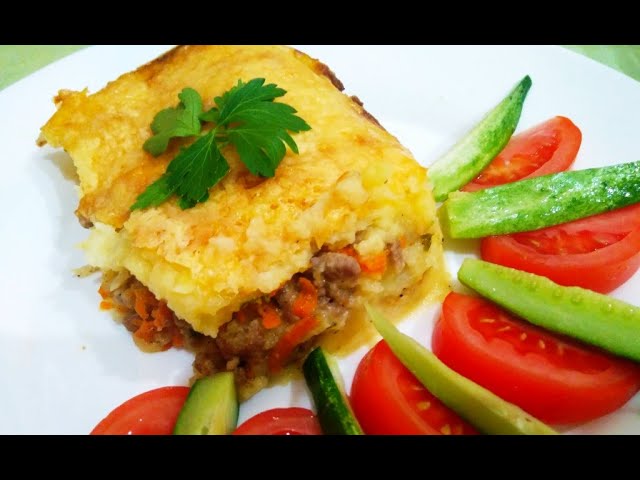 Это очень вкусно! Картофельная запеканка с мясным фаршем