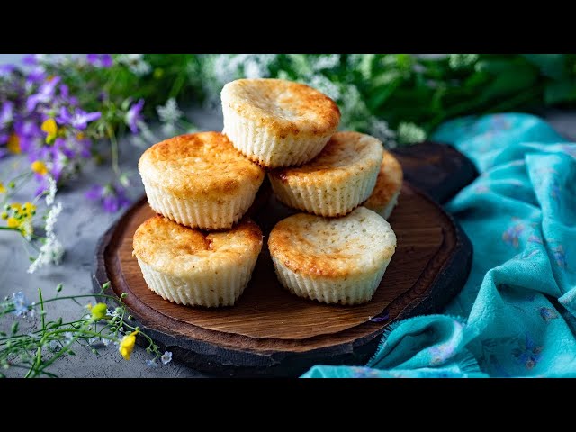 Творожные сырники с начинкой из банана в духовке 