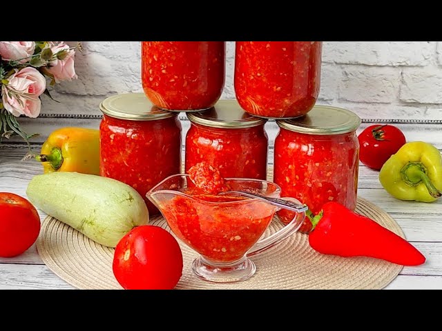 Аджика из кабачков на зиму! Кабачковая аджика вкусная, как у бабушки