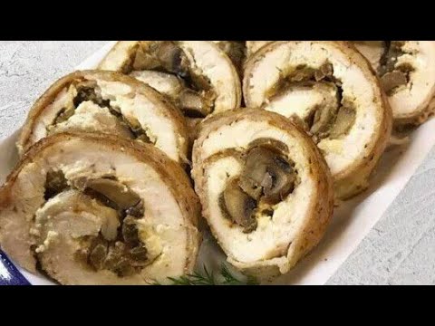 Всегда удачный вариант горячего блюда! Куриные рулетики