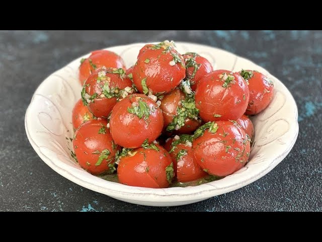 Безумно вкусно. Маринованные помидоры быстрого приготовления. Рецепты с Лизой Глинской