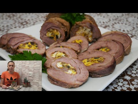 Мясные рулетики с начинкой. Такой рецепт готовят уже все мои соседи. Закуска на новогодний стол 2022