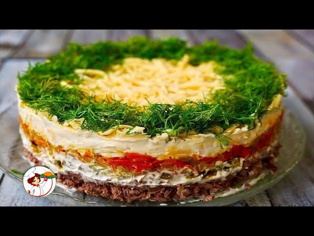 Вкусный печеночный салат Улет. Улетает со стола моментально