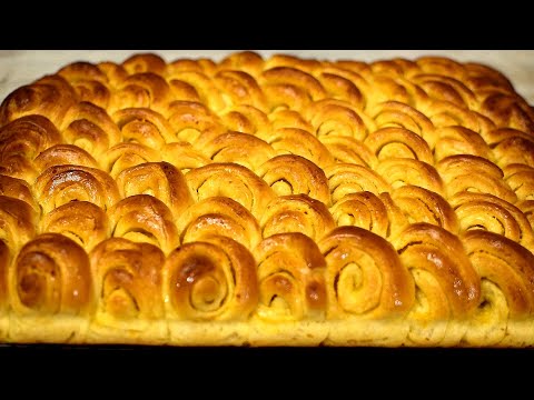 Вкусный пирог Завитушка с нежным ароматом мандарина