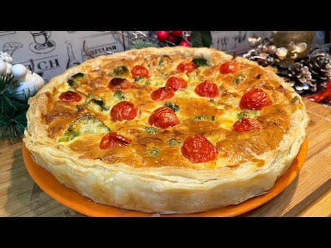 Шикарный заливной пирог с курицей и грибами! Рецепт бомба