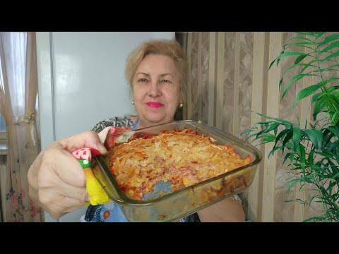 Картофель, немного фарша и потрясающе вкусный обед готов