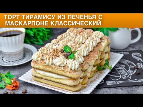 Как приготовить торт Тирамису из печенья с маскарпоне классический? Десерт без выпечки на праздники