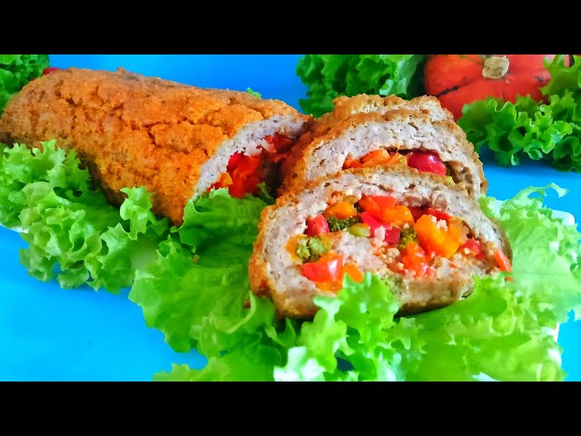 Мясо века! Самый вкусный мясной рулет из фарша. Сочный с хрустящей корочкой. Пальчики оближешь