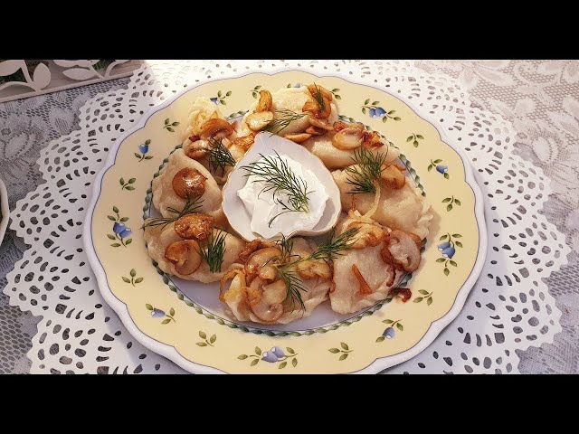 Вареники с картошкой и грибами