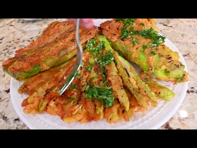 Боже как вкусно! Привез рецепт из германии! Жареные кабачки вкуснее мяса, удивил всех моих гостей