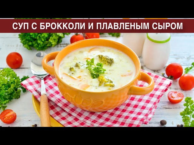 Как приготовить суп с брокколи и сыром плавленным? Вкусный, легкий, быстрый, на курином бульоне