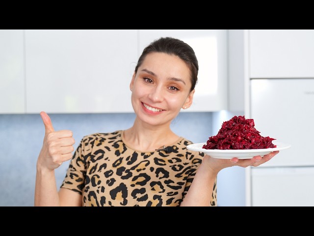 Вкуснятина за 5 минут из свёклы! Бюджетно, полезно и очень вкусно!