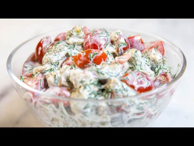 7 самых вкусных салатов из баклажанов- невероятно вкусный салат с баклажаном