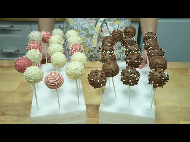 Кейк - попсы (Cake Pops) или бисквитные пирожные на палочке! Шоколадные и ванильные